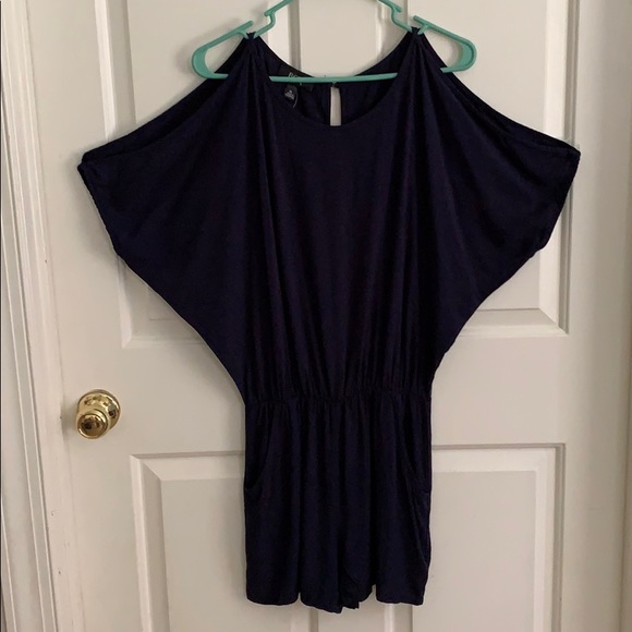BCX Pants - BCX Navy Romper/Jumper with Pockets - NWOT